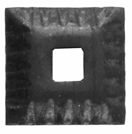 Ροζέτα λαμαρίνας με υποδοχή 12Χ12ΜΜ έως 30Χ30ΜΜ