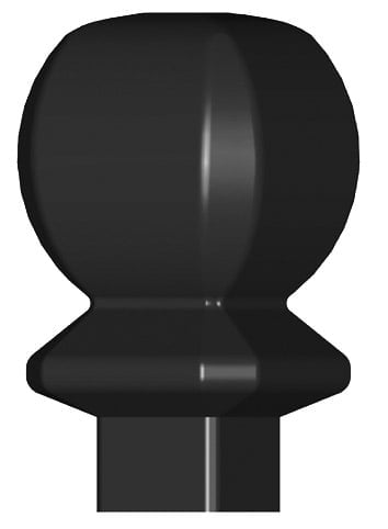 Διακοσμητικό τελείωμα σιδήρου διαστάσεων 75Χ130ΜΜ