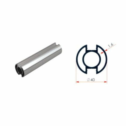 Κολώνα Φ40 με 2 κανάλια (κωδικός: 620-1006)