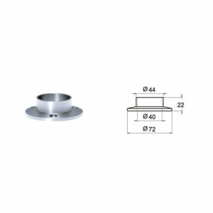 Πέλμα στήριξης Φ40 (κωδικός: 620-2012)