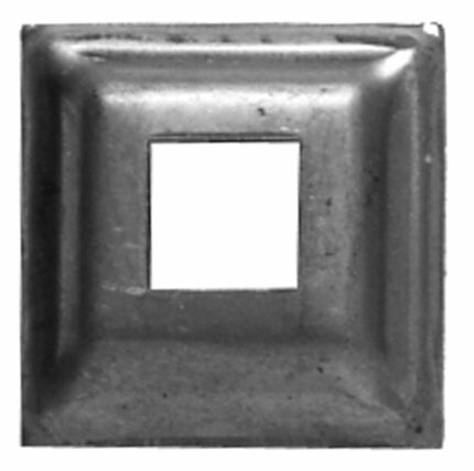 Ροζέτα λαμαρίνας με υποδοχή από 12Χ12mm έως 25Χ25mm (Κωδικοί από 214-01601 έως 214-01606)