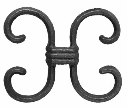 καράβολο χυτοσιδήρου με διαστάσεις 100Χ130 mm (κωδικός: 225-02208)