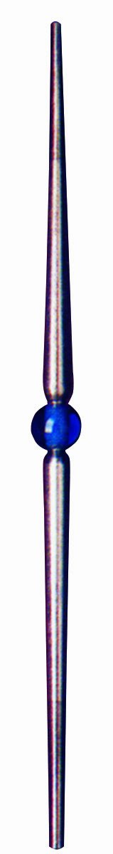 Σωληνωτό κολωνάκι με γυάλινη ροζέτα