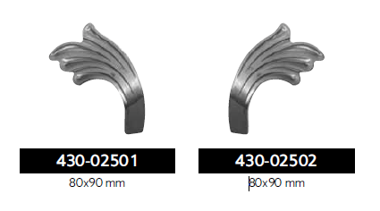 φυλλαράκι από λαμαρίνα (κωδικοί: 430-02501 και 430-02502)