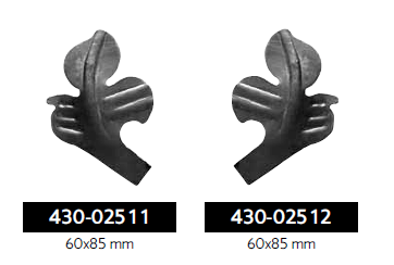 φυλλαράκι από λαμαρίνα (κωδικοί: 430-02511 και 430-2512)