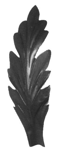 Φύλλο από λαμαρίνα διαστάσεων 35Χ105mm (κωδικός: 430-02608)