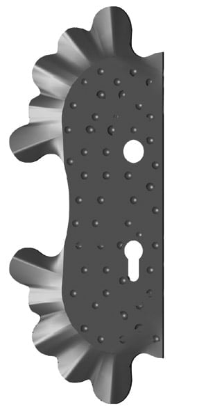 Διακοσμητικό κάλυμμα κλειδαριάς (κωδικός; 431-02717)