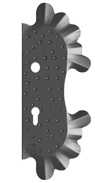 Διακοσμητικό κάλυμμα κλειδαριάς (κωδικός; 431-02718)