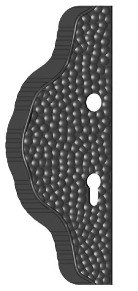 Διακοσμητικό κάλυμμα κλειδαριάς (κωδικός: 431-02719)