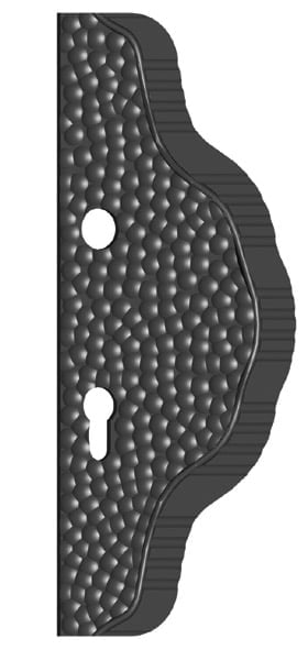 Διακοσμητικό κάλυμμα κλειδαριάς (κωδικός: 431-02720)